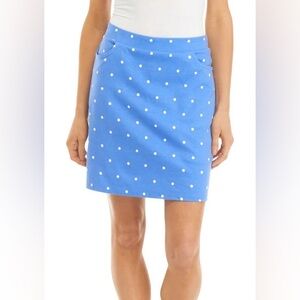Kim Rogers Women's Printed Knit Skort L
